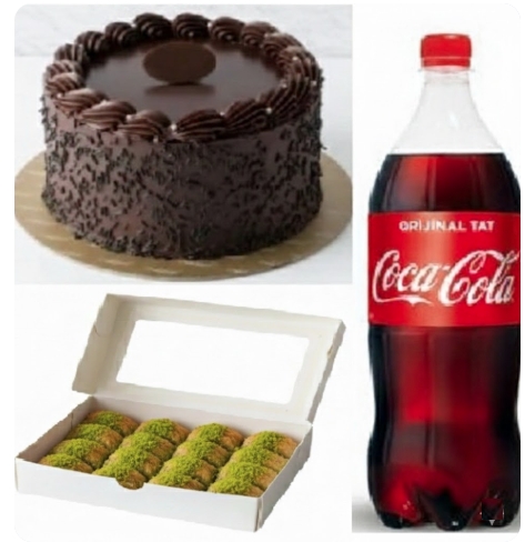 1 Litre Kola Dahil 9-10 Kişilik Fıstıklı Menü