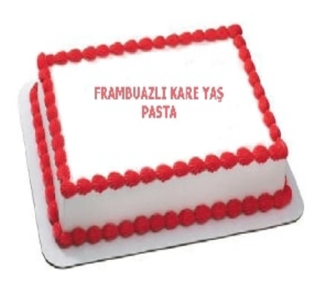 100 Kişilik Frambuazlı Yaş pasta dev davetler için en taze çözüm.