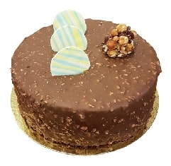 Sade ve Leziz Çikolatalı 2-3 Kişilik Yaş Pasta